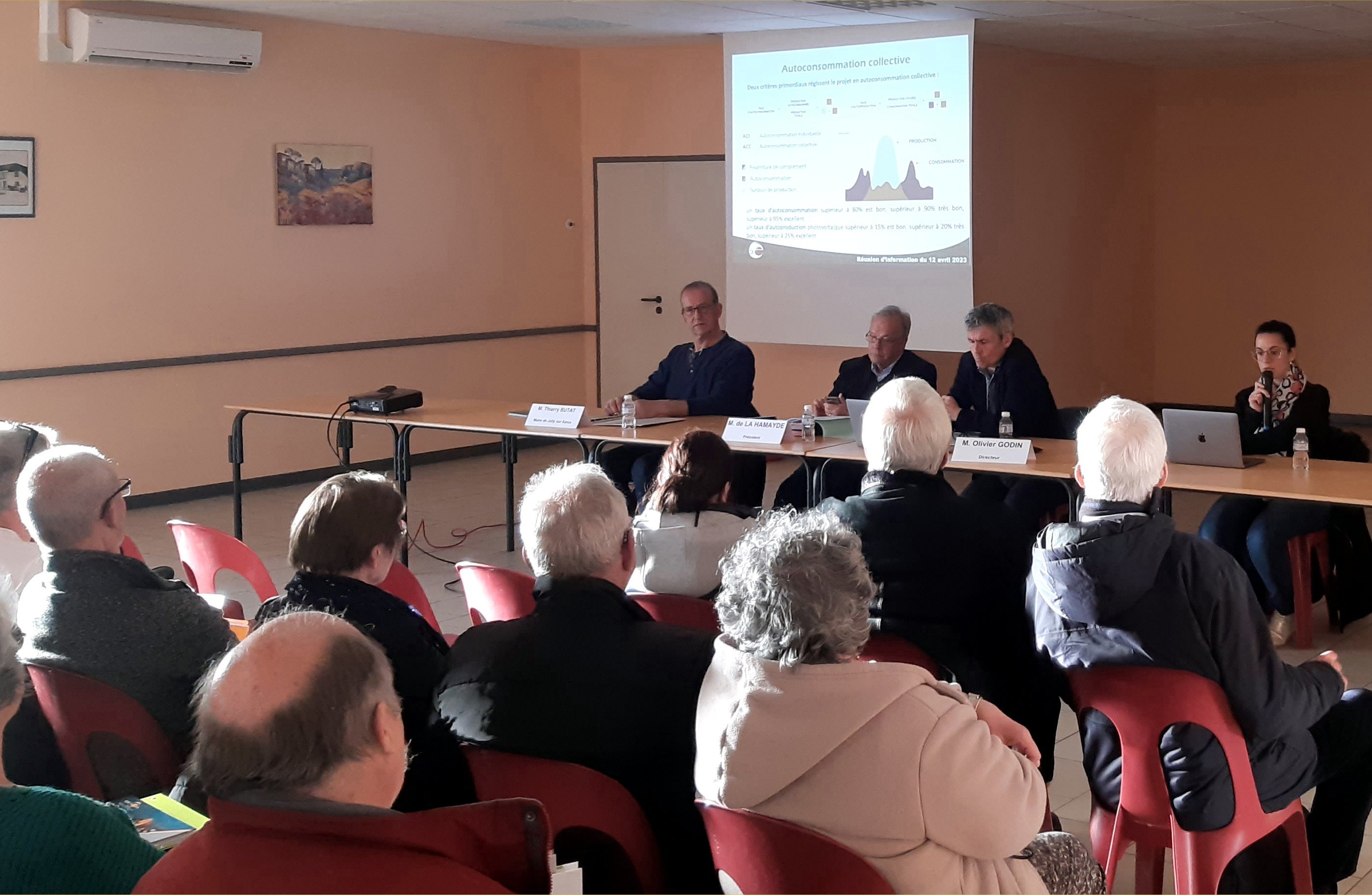 Réunion locale d'information du SDEA à Jully sur Sarce